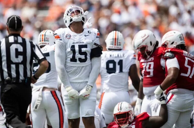 Auburn Tigers DE Kendrick Faulk Detroit Lions Mock Draft