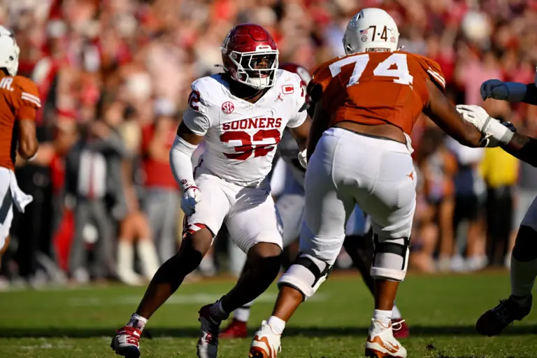 R Mason Thomas, defensive end, Oklahoma 2026 NFL Draft prospect