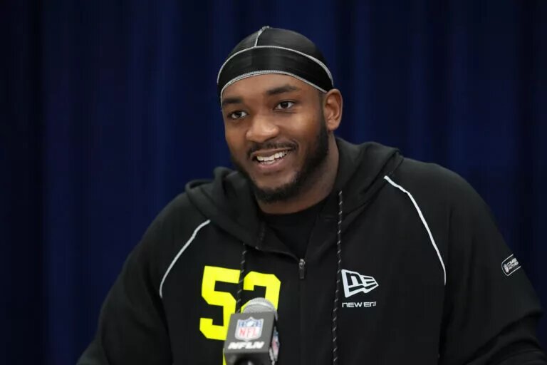 Derrick Moore 2026 NFL Draft Profile Michigan EDGE, Detroit Lions Mock Draft 4.0