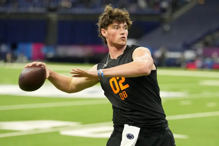 Drew Allar, quarterback, 2026 NFL Draft prospect, New York Jets