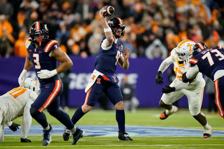 Luke Altmyer, quarterback, Illinois, 2026 NFL Draft prospect