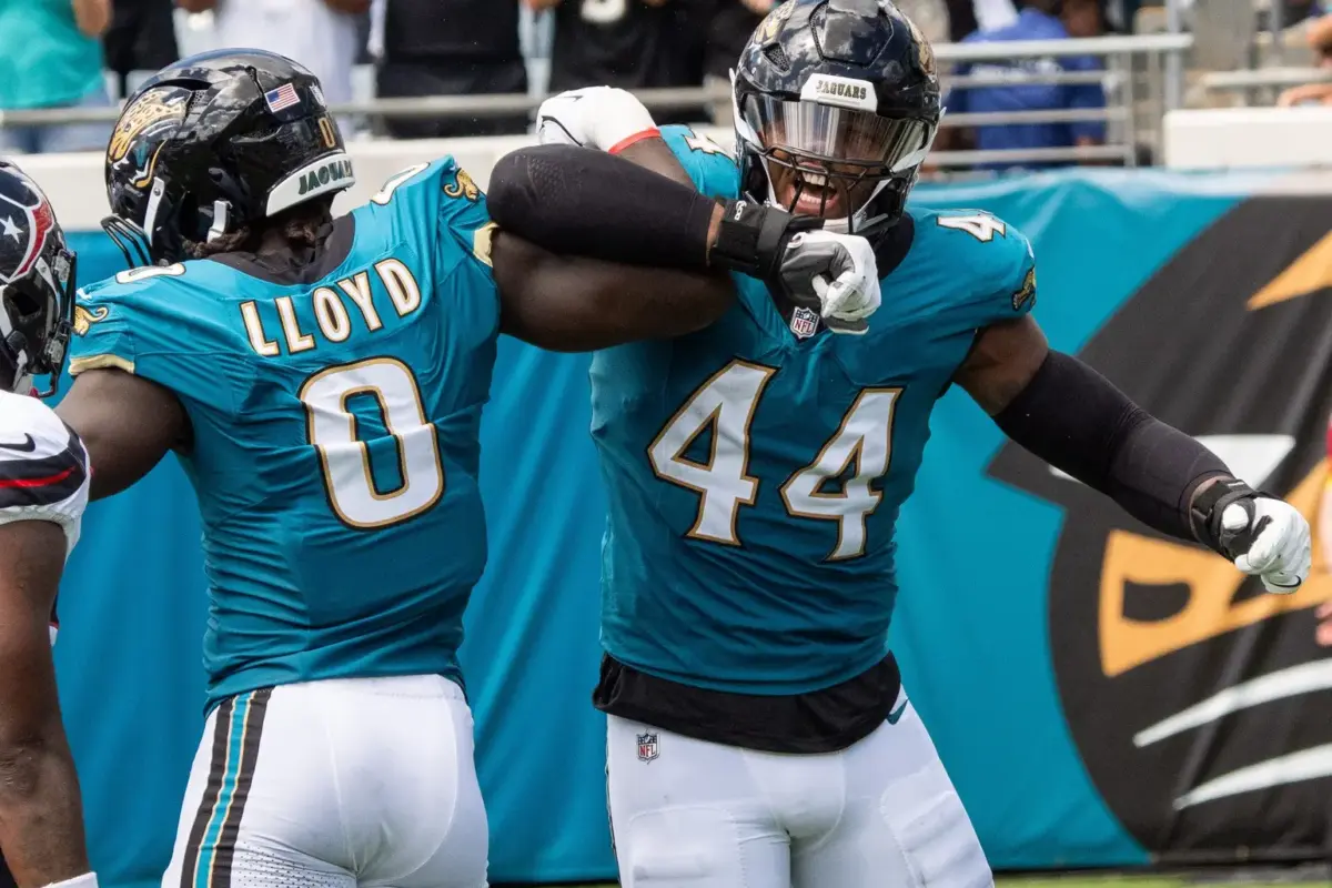 Devin Lloyd, linebacker, and Travon Walker, defensive end, Jacksonville Jaguars