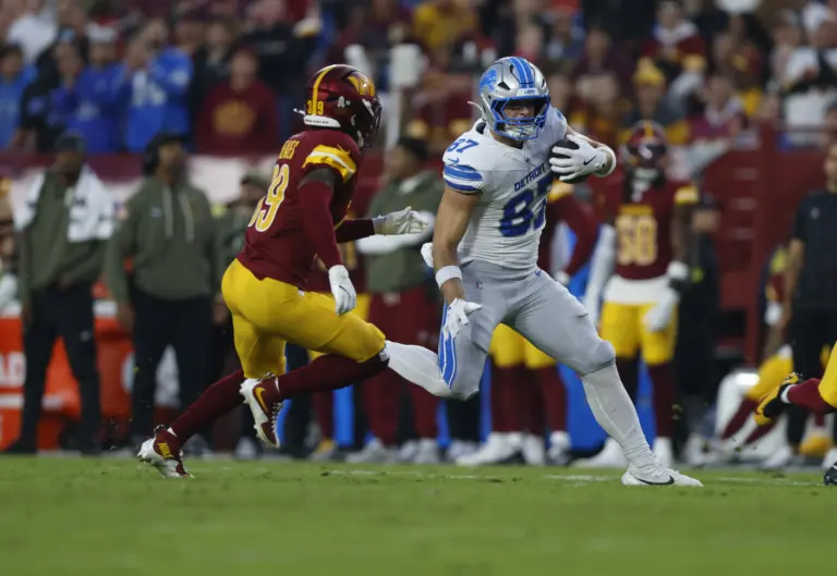 Detroit Lions 2026 Tight End Room, Elite But Shaky