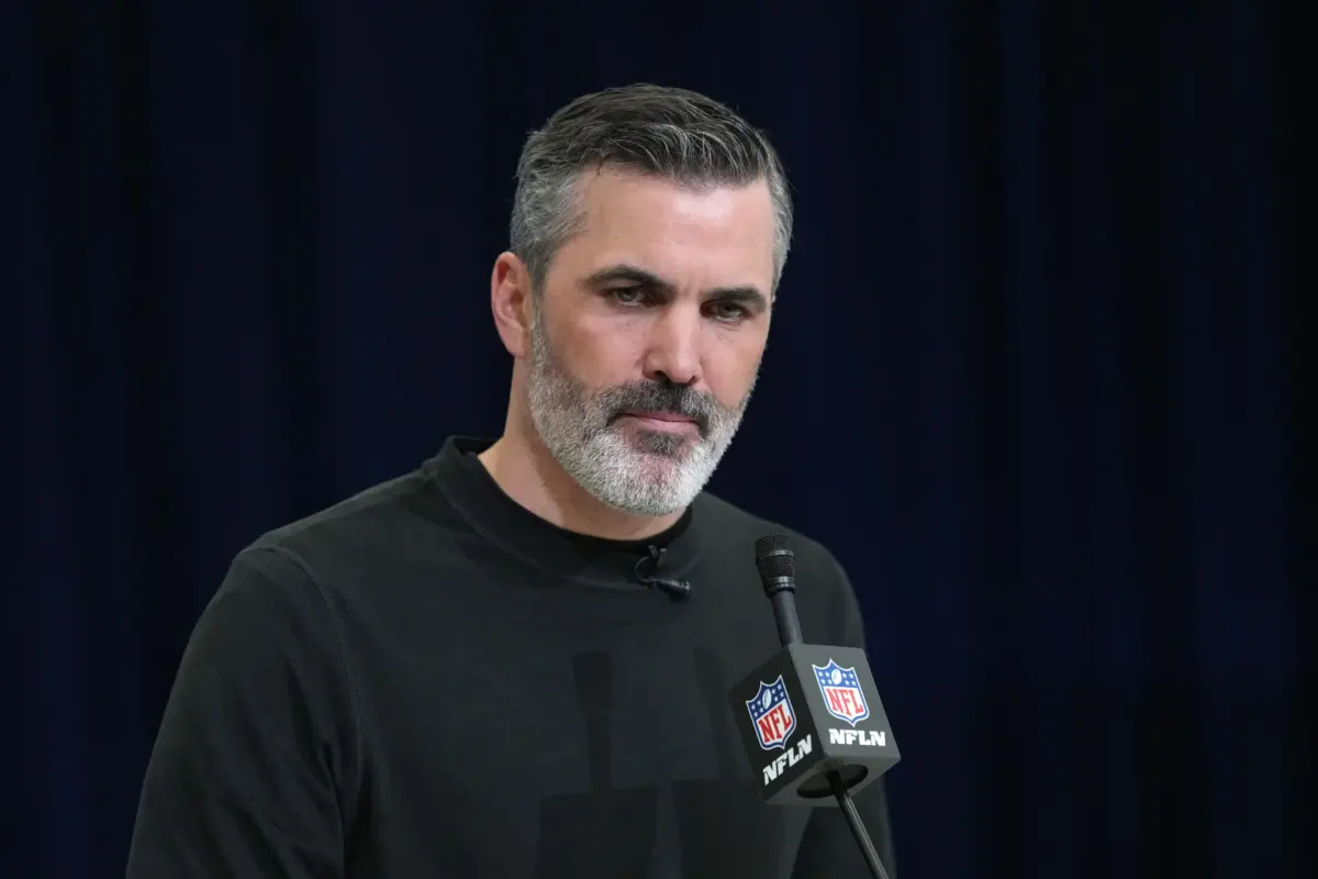 Kevin Stefanski, head coach, Atlanta Falcons falcons head coach