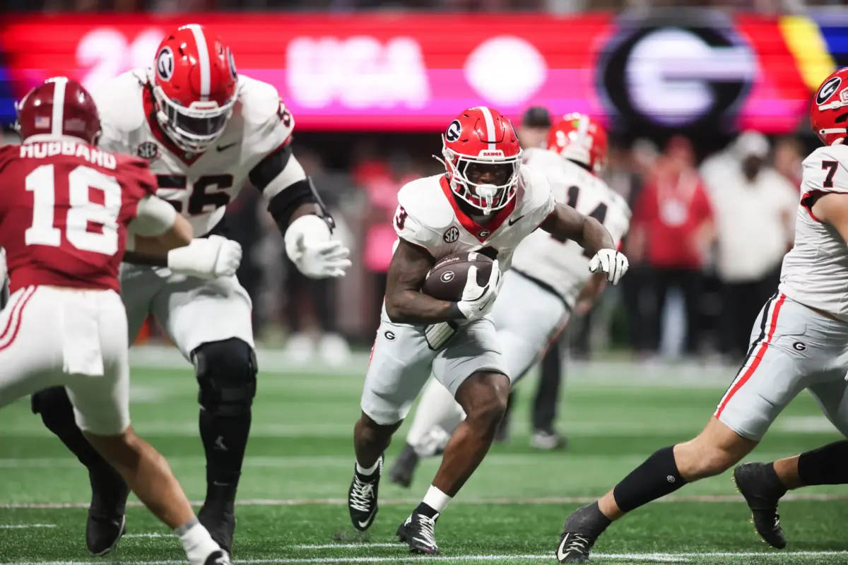 Nate Frazier, running back, Georgia Nate Frazier 2027 NFL Draft