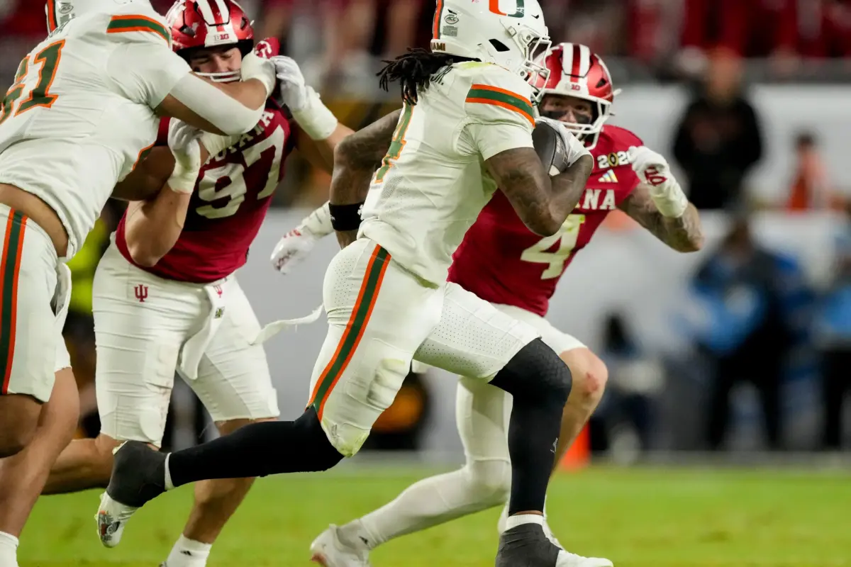 Mark Fletcher Jr., running back, Miami Hurricanes