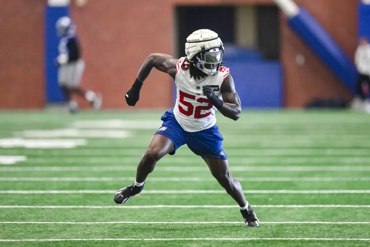 Arvell Reese, linebacker, New York Giants, Giants Rookie Arvell Reese