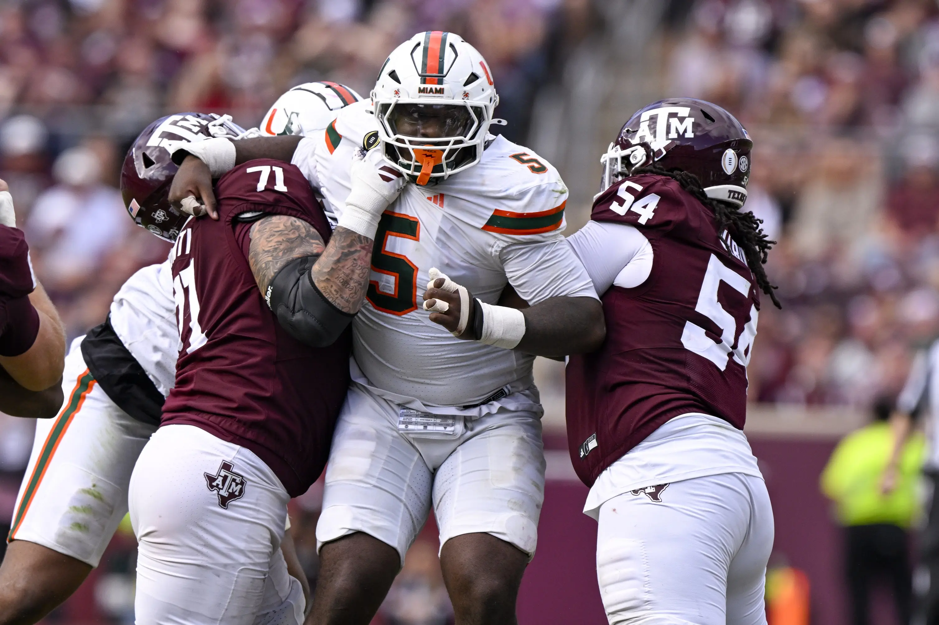 Justin Scott, defensive tackle, Miami Hurricanes