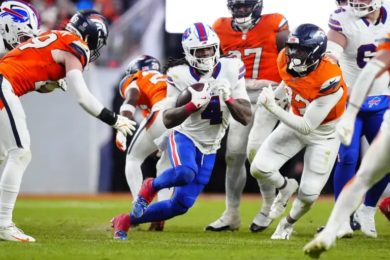James Cook, running back, Buffalo Bills Best AFC East running backs 2026