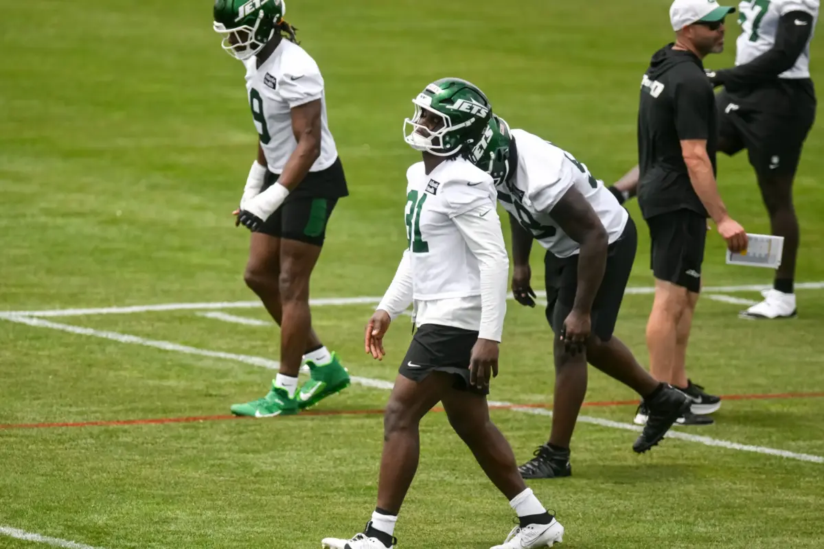 David Bailey, edge rusher, New York Jets Jets training camp