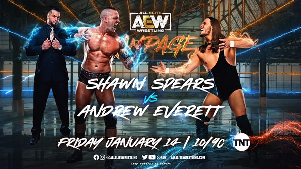 Shawn Spears vs Andrew Everett Graphic