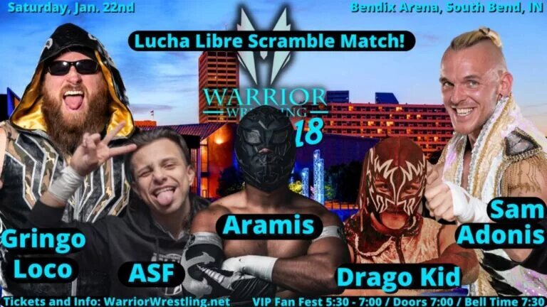 Sam Adonis Warrior Wrestling
