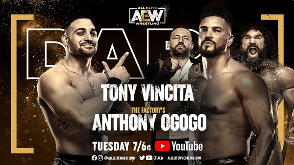 Anthony Ogogo in action on AEW Dark vs Tony Vincita