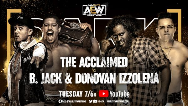 AEW Dark The Acclaimed B Jack Donovan Izzolena