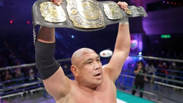 Kazuyuki Fujita GHC Heavyweight Championship Win