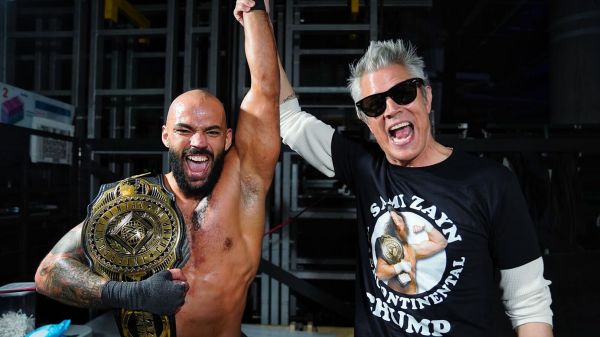 Ricochet Intercontinental Champion With Johnny Knoxville