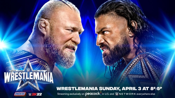 Roman Reigns vs Brock Lesnar Two-Night WrestleMania Sunday