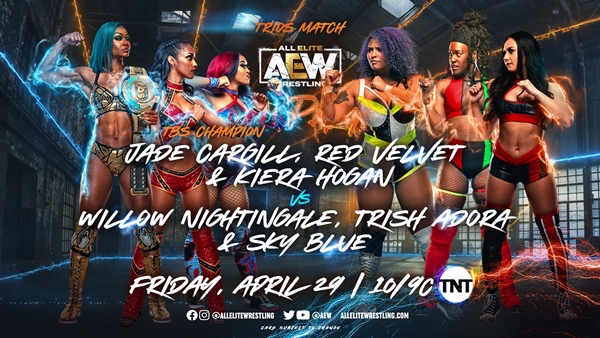 AEW Rampage Spoilers - Women's Trios match graphic