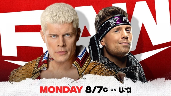 Cody Rhodes vs The Miz on WWE Monday Night Raw