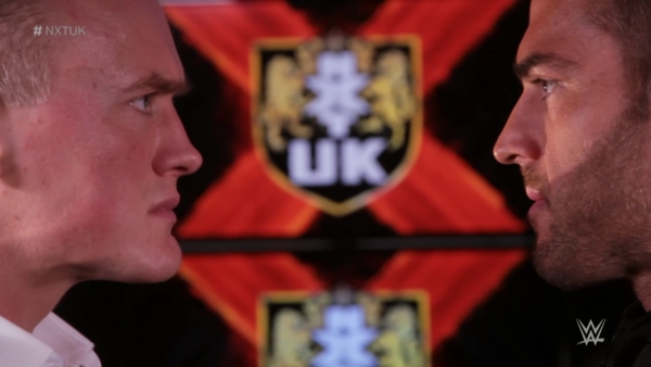 NXT UK Dragunov vs Strong
