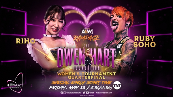 AEW Rampage Spoilers - Riho vs Ruby Soho match graphic