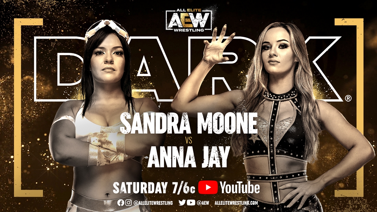 AEW Dark Card - Sandra Moone vs Anna Jay Graphic