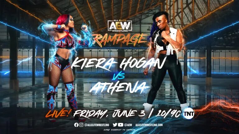 Athena In Ring Debut