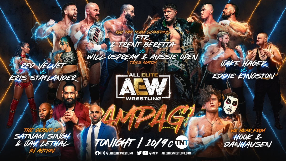 AEW Rampage Feat Will Ospreay (6/10/22) - Full Preview, Card