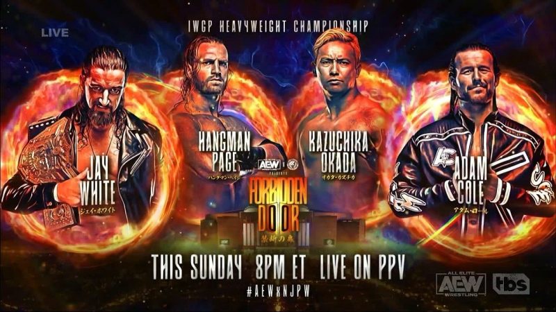 Forbidden Door card updates - IWGP title match