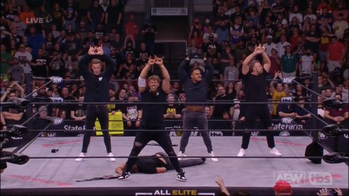 Will Ospreay and United Empire in AEW