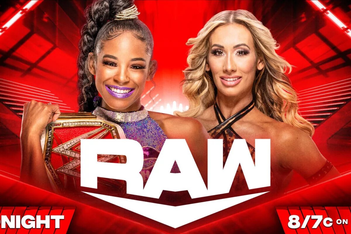 WWE Raw Belair vs Carmella