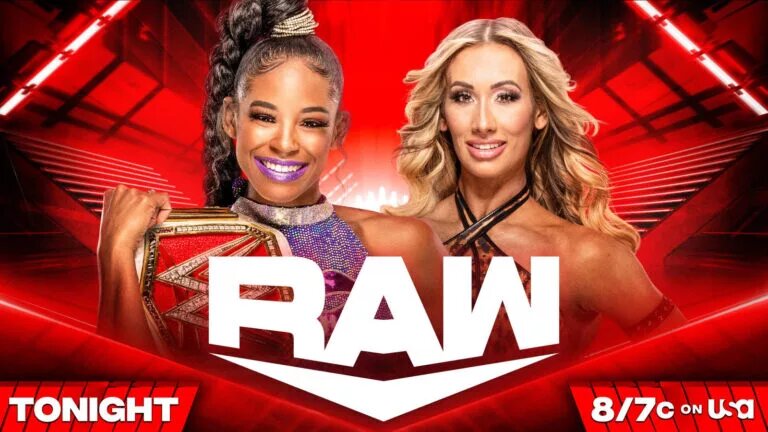 WWE Raw Belair vs Carmella