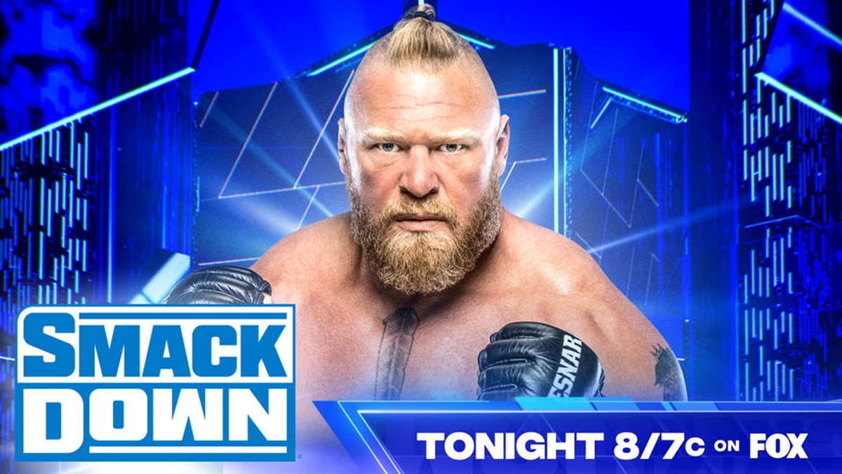 WWE SmackDown Card - Brock Lesnar graphic