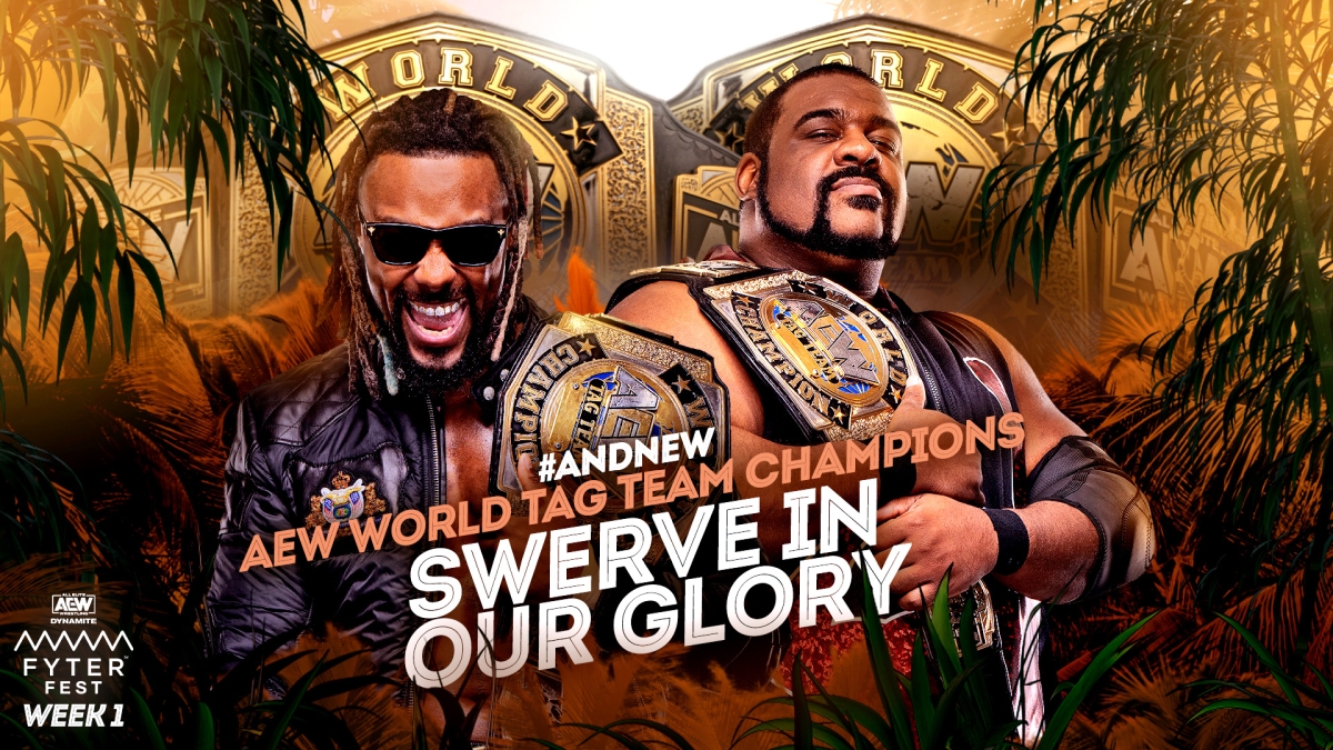 Swerve Strickland Keith Lee AEW World Tag Team Champions