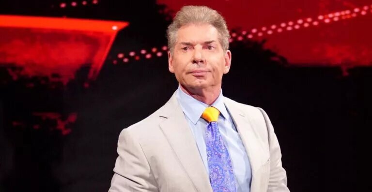 Vince McMahon pictured prior to settlement from SEC and Janel Grant lawsuit, still ongoing.