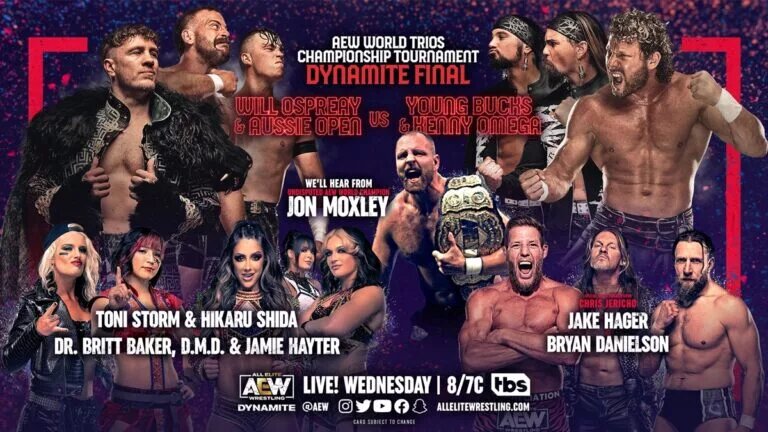 AEW Dynamite card graphic