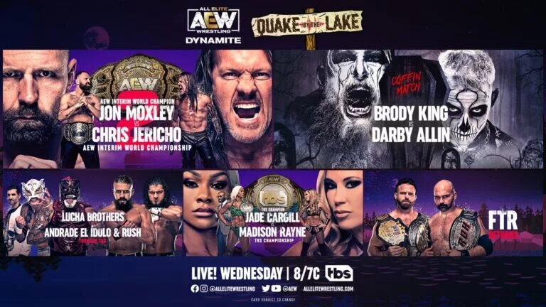 AEW Quake by The Lake Card