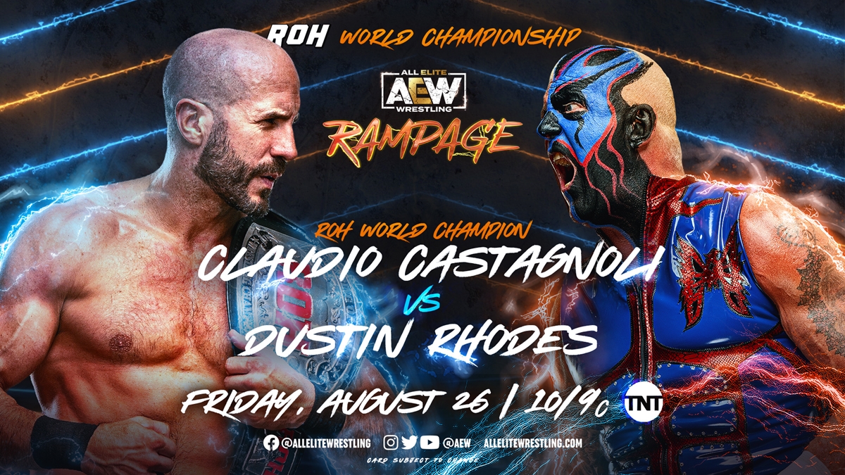 AEW Rampage Spoilers - Claudio vs Rhodes graphic