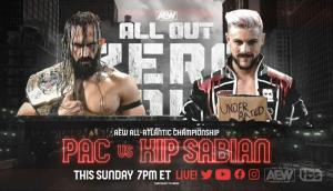 AEW All Out - Sabian vs PAC graphic