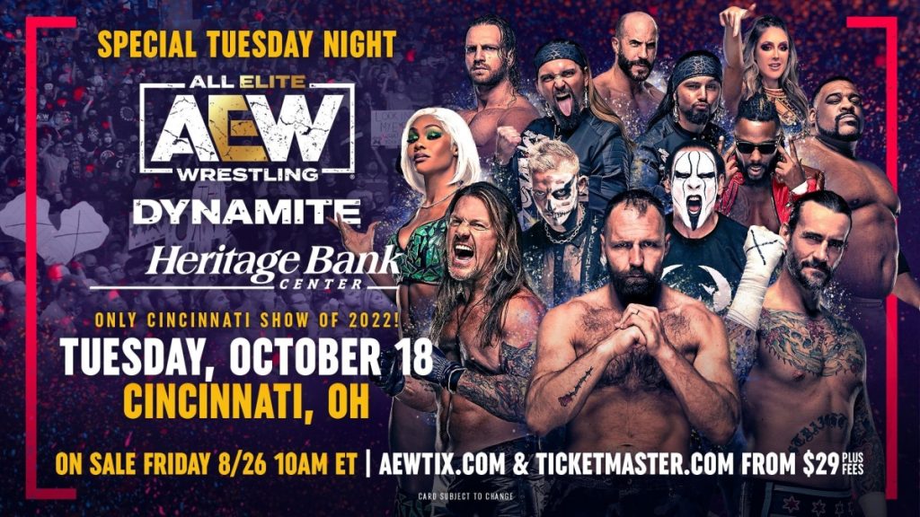 Aew Special Tuesday Night Dynamite Announced For October