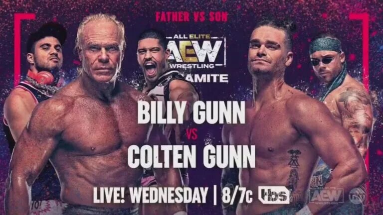 Billy Gunn vs Colten Gunn on AEW Dynamite