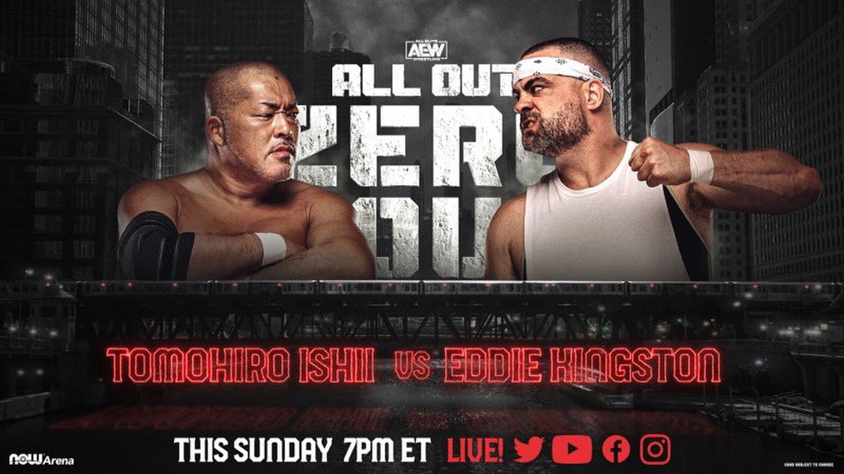Eddie Kingston vs Tomohiro Ishii AEW All Out Zero Hour