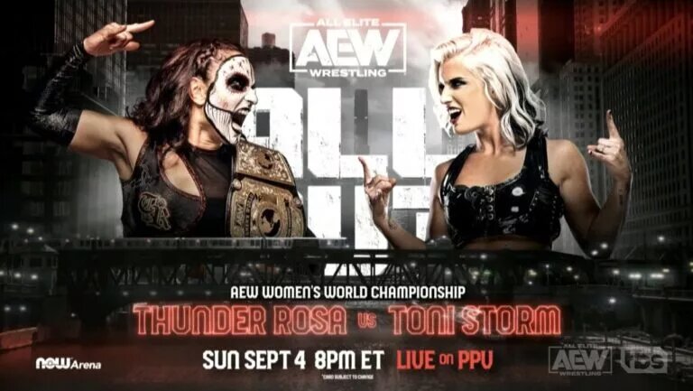Original Plans for Toni Storm vs Thunder Rosa AEW All Out