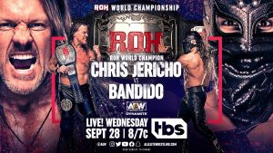AEW Dynamite Card - Chris Jericho vs Bandido graphic