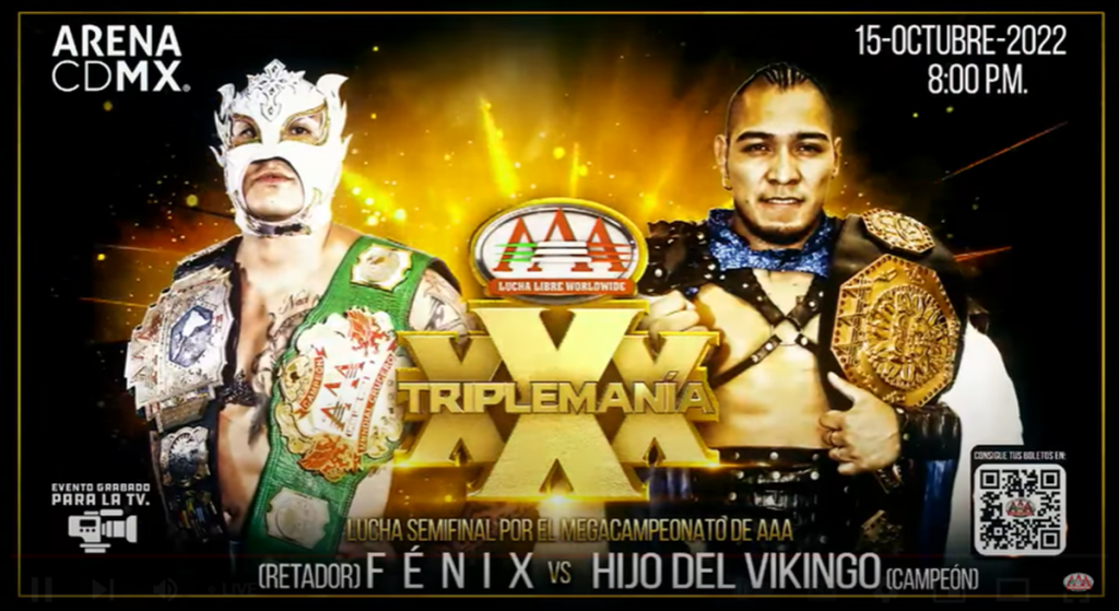 Full Triplemania XXX Card Revealed Including Fenix vs Vikingo