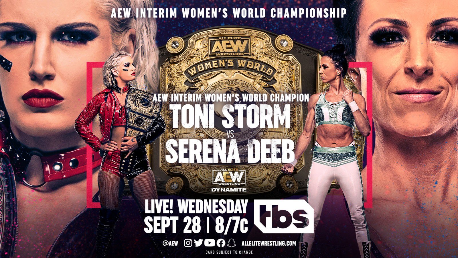 AEW Dynamite - Toni Storm vs Serena Deeb graphic