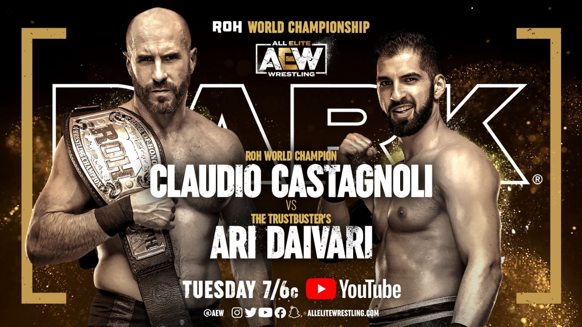 Claudio Castagnoli Defends ROH World Title on AEW Dark