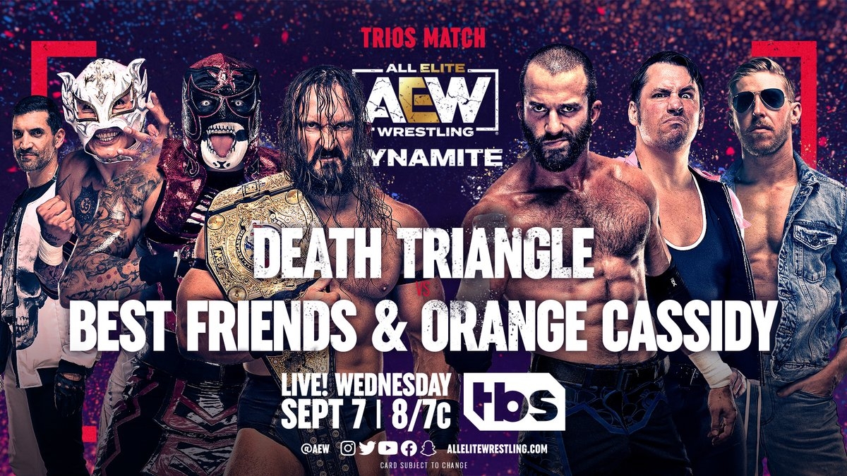 Death Triangle vs Best Friends on AEW Dynamite