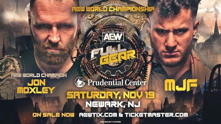 AEW Full Gear - Moxley vs MJF graphic