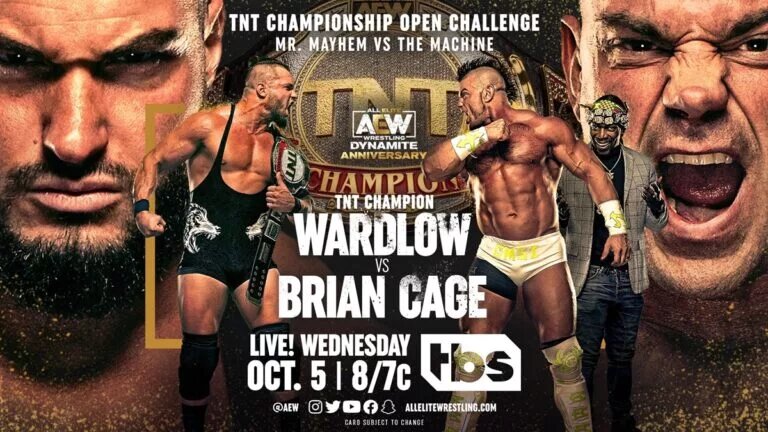 Dynamite Anniversary - Wardlow vs Brian Cage graphic